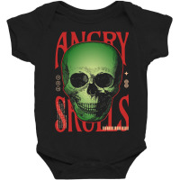 Angry Skulls Baby Bodysuit | Artistshot