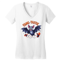 A Delightfully Spooky Halloween Women's V-neck T-shirt | Artistshot