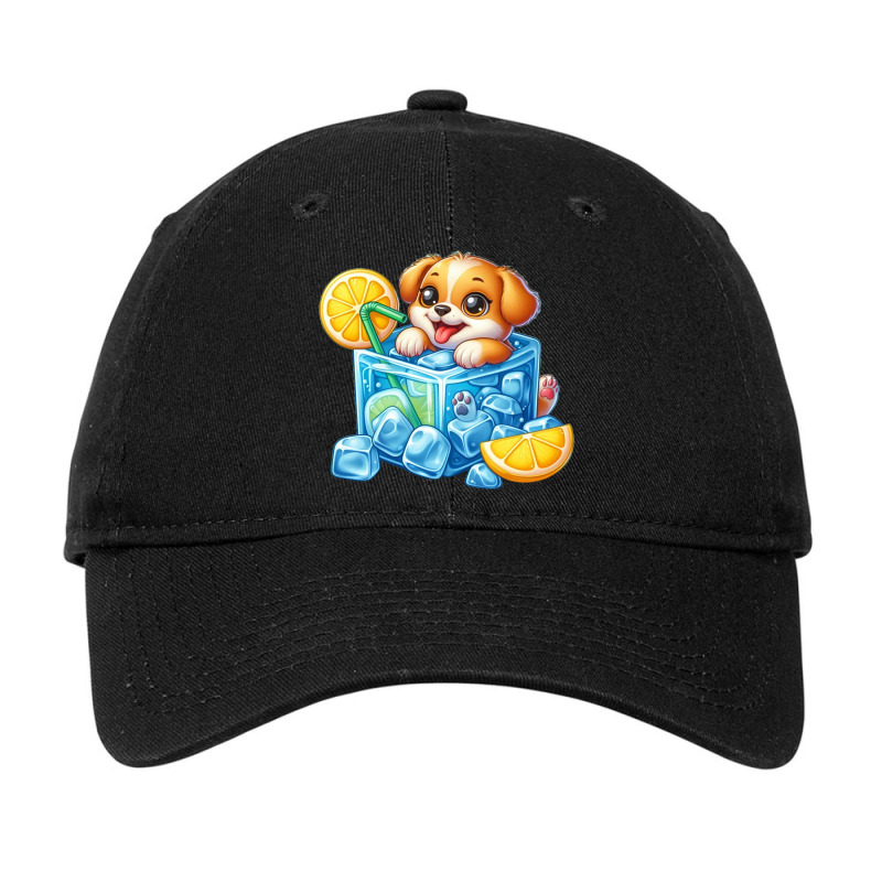 What A Hot Day For A Cute Dog Adjustable Cap | Artistshot