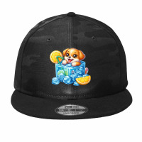 What A Hot Day For A Cute Dog Camo Snapback | Artistshot