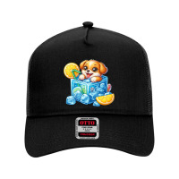 What A Hot Day For A Cute Dog Mesh Back Trucker Hat | Artistshot