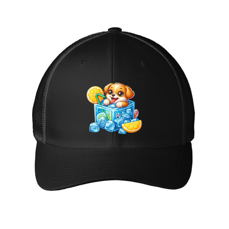 What A Hot Day For A Cute Dog Mesh Cap | Artistshot