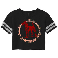 Airedale Terrier Scorecard Crop Tee | Artistshot