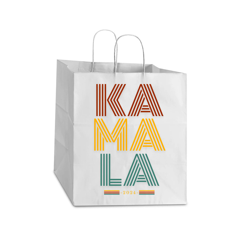 Kamala-harris-for-president 2024 Take Out Paper Bag - 14 X 10 X 15 1/2 | Artistshot