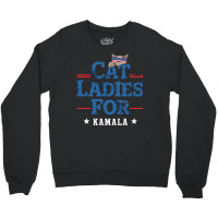 Cat Ladies For Kamala (3) Crewneck Sweatshirt | Artistshot