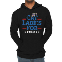 Cat Ladies For Kamala (3) Lightweight Hoodie | Artistshot