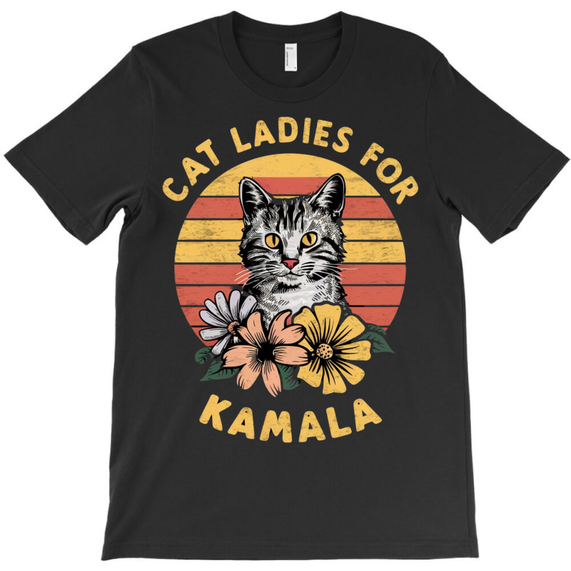 Cat Ladies For Kamala (5) T-shirt | Artistshot