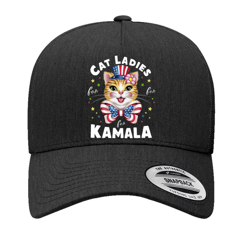 Cat Ladies For Kamala (6) Yupoong Trucker Cap | Artistshot