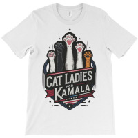 Cat Ladies For Kamala (7) T-shirt | Artistshot