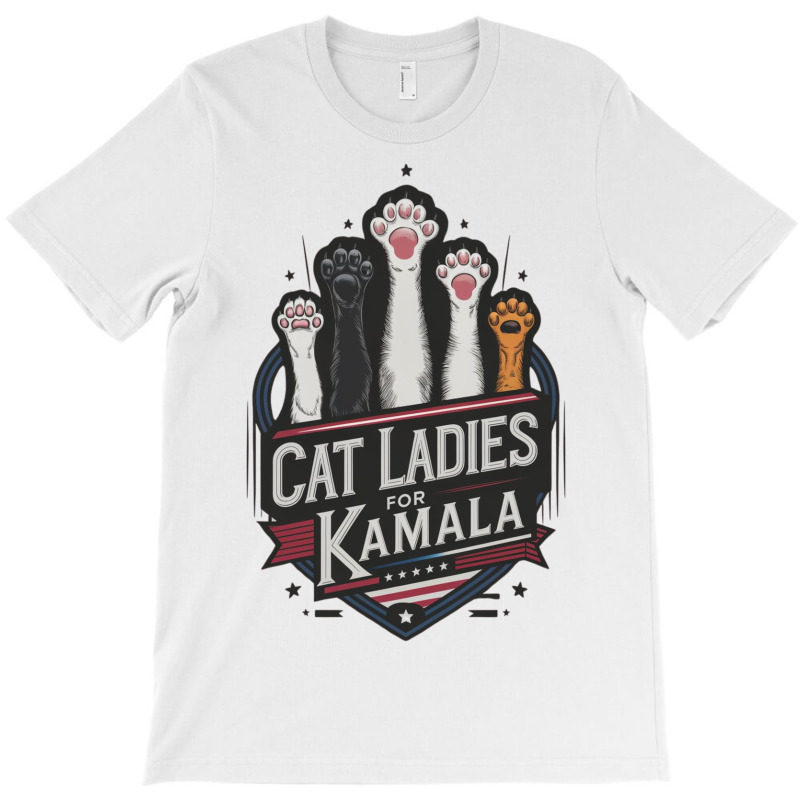 Cat Ladies For Kamala (7) T-shirt | Artistshot