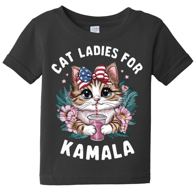 Cat Ladies For Kamala (9) Baby Tee | Artistshot