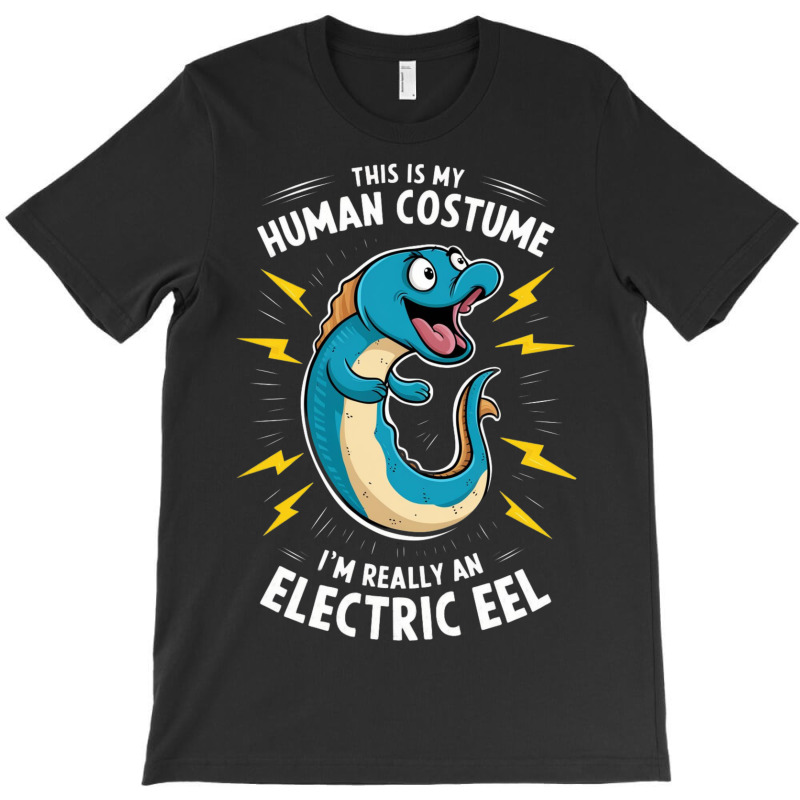 A Cartoonish Electric Blue Eel T-shirt | Artistshot