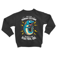 A Cartoonish Electric Blue Eel Toddler Sweatshirt | Artistshot