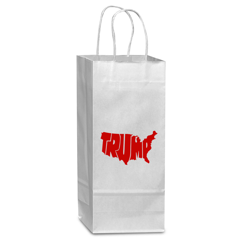 Trump Wine Paper Bag - 5 1/2 X 3 1/4 X 13 | Artistshot