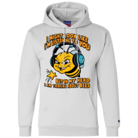 My Head I Am Thinking About Bees Champion Hoodie | Artistshot