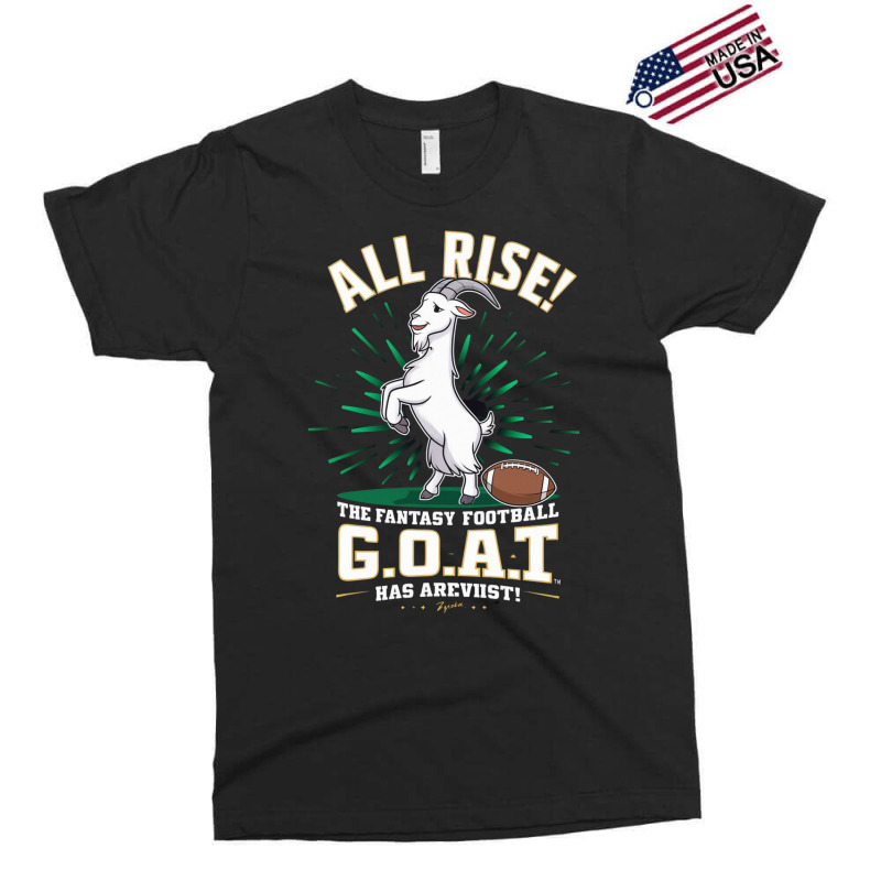 The Fantasy Football G.o.a.t. Has Arrived Exclusive T-shirt by Kenneth | Artistshot