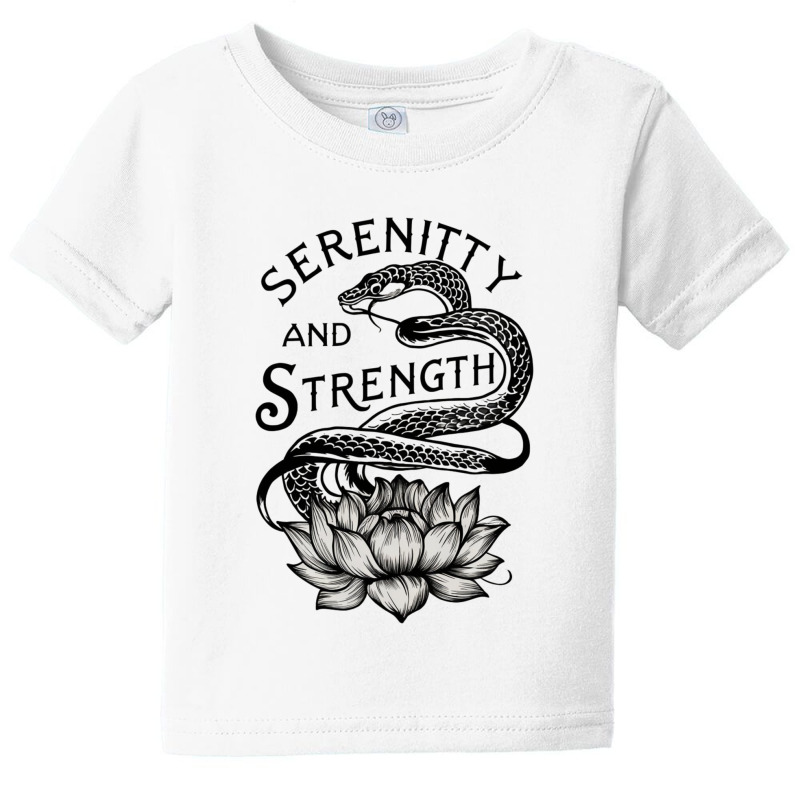 Serenity And Strength Baby Tee | Artistshot