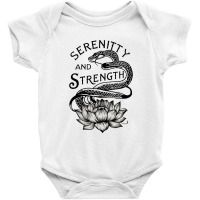 Serenity And Strength Baby Bodysuit | Artistshot