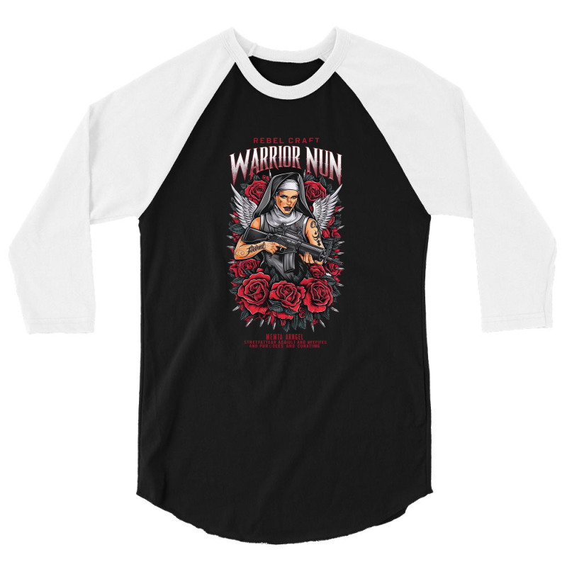 Warrior Nun 3/4 Sleeve Shirt | Artistshot