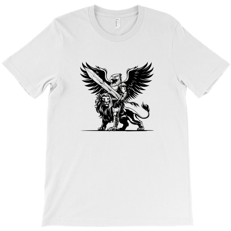 A Mythical Griffin Humanoid T-Shirt by Kenneth | Artistshot