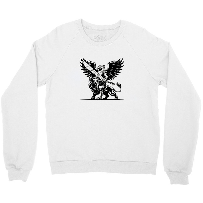 A Mythical Griffin Humanoid Crewneck Sweatshirt by Kenneth | Artistshot