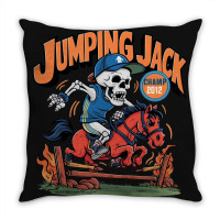 Jumping Jack Throw Pillow | Artistshot