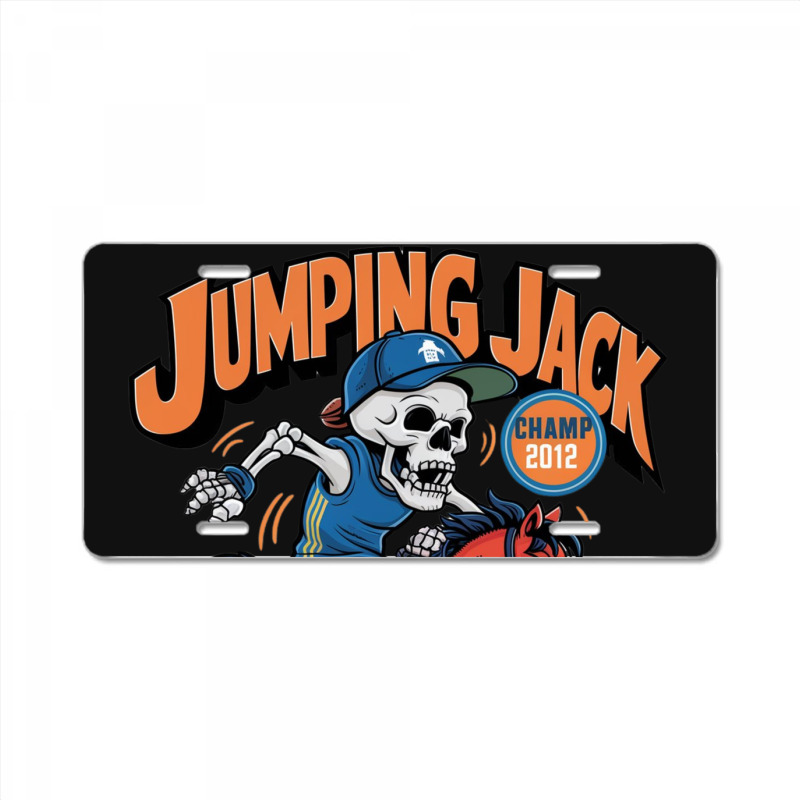 Jumping Jack License Plate | Artistshot