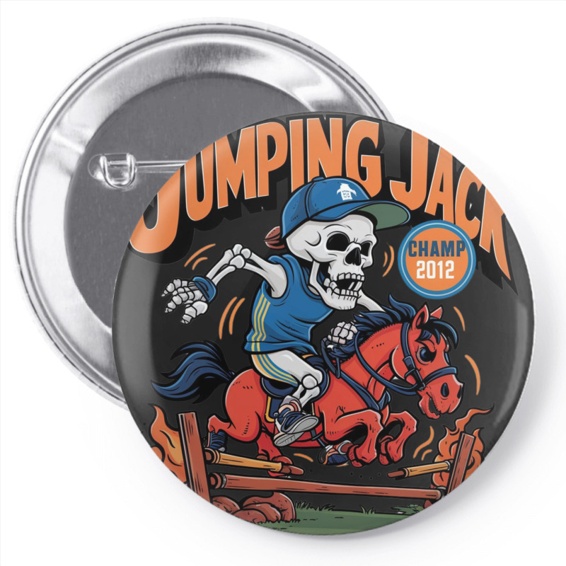 Jumping Jack Pin-back Button | Artistshot