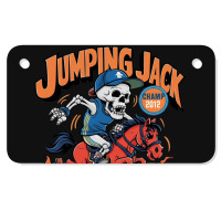 Jumping Jack Motorcycle License Plate | Artistshot