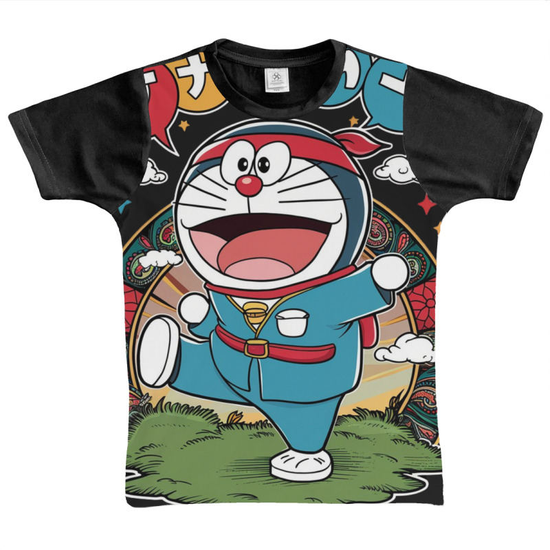 The Doremon Japanese Cartoon Graphic Youth T-shirt by anh | Artistshot