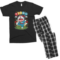 The Doremon Japanese Cartoon Men's T-shirt Pajama Set | Artistshot