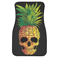 Pineapple Skull Funny Aloha Beaches Hawaiian Front Car Mat | Artistshot