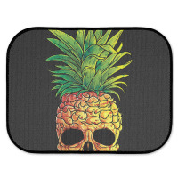 Pineapple Skull Funny Aloha Beaches Hawaiian Rear Car Mat | Artistshot