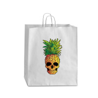 Pineapple Skull Funny Aloha Beaches Hawaiian Queen Paper Bag - 16 X 6 X 19 1/4 | Artistshot