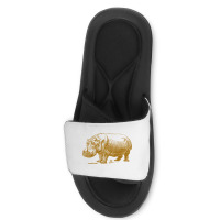 Vintage Hippopotamus Slide Sandal | Artistshot