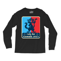 Cats For Kamala 2024 White Long Sleeve Shirts | Artistshot