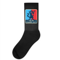 Cats For Kamala 2024 White Socks | Artistshot