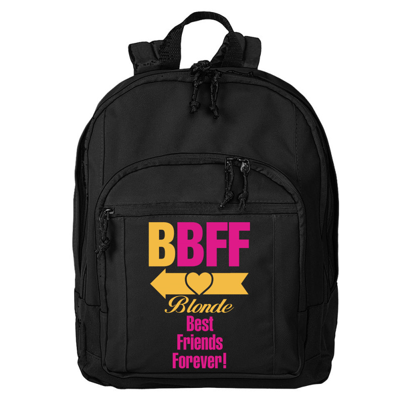 Blonde Best Friend Forever Left Arrow. Basic Backpack | Artistshot