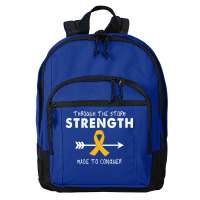 Through The Storm Strength Made To Conquer Basic Backpack | Artistshot