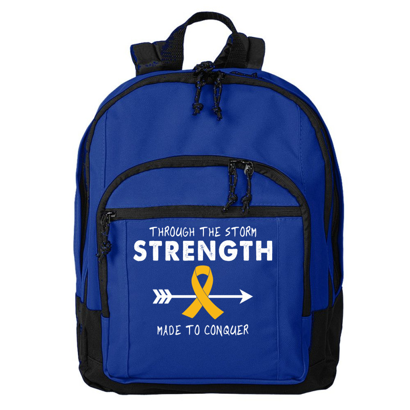 Through The Storm Strength Made To Conquer Basic Backpack | Artistshot