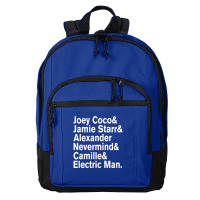 Prince Aliases Joey Coco & Jamie Starr Threads Basic Backpack | Artistshot