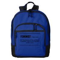 Feminist Noun Basic Backpack | Artistshot