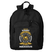 I May Be Wrong But I Highly Doubt It I Am An Aquarius Basic Backpack | Artistshot