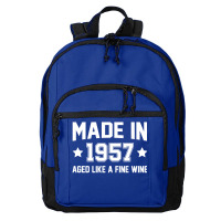 Made In 1957 Aged Like A Fine Wine Basic Backpack | Artistshot