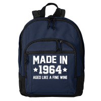 Made In 1964 Aged Like A Fine Wine Basic Backpack | Artistshot