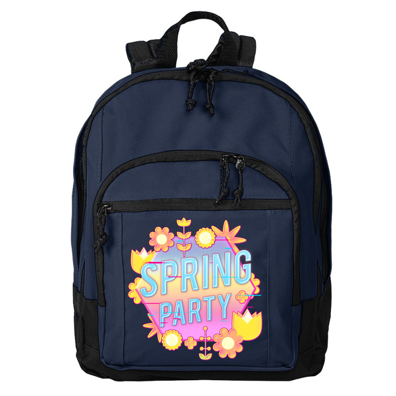 Spring Party Flower And Plants Basic Backpack | Artistshot