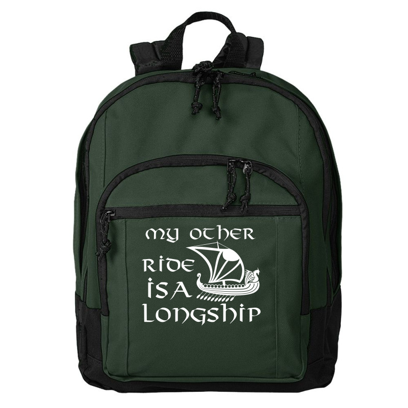 Funny Viking Longship Designs Basic Backpack | Artistshot