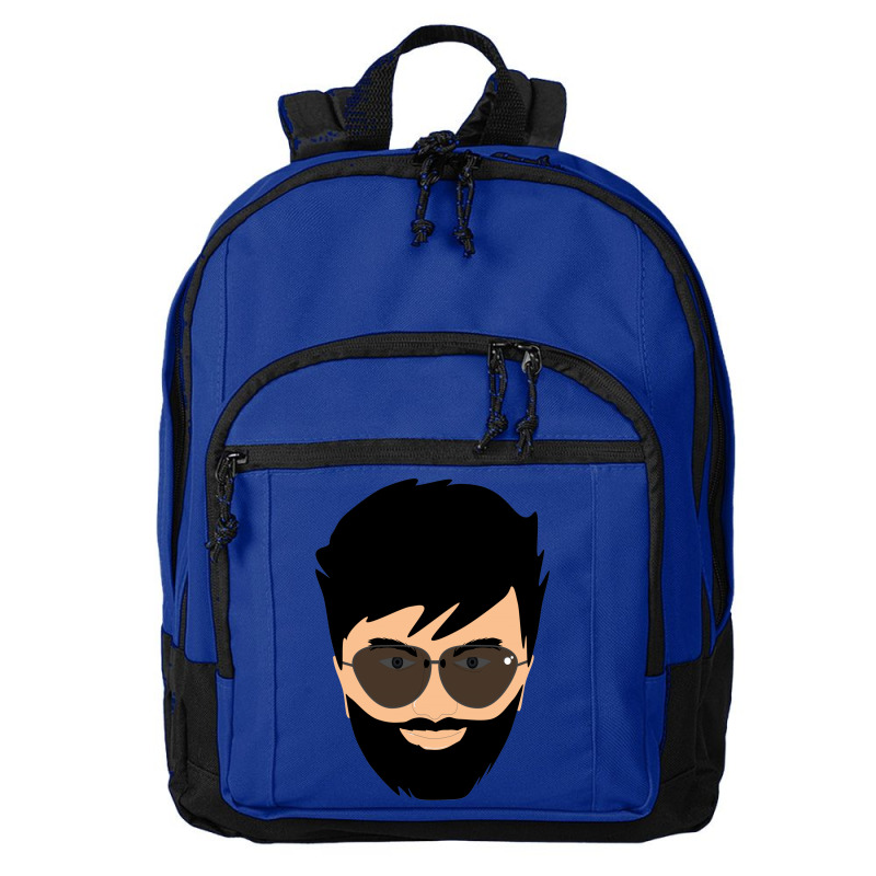 Bearded Face Basic Backpack | Artistshot