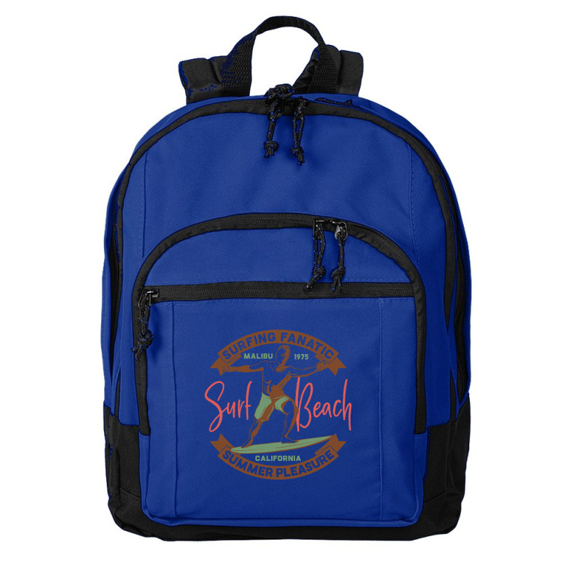 Surfing Fanatic Beach Basic Backpack | Artistshot