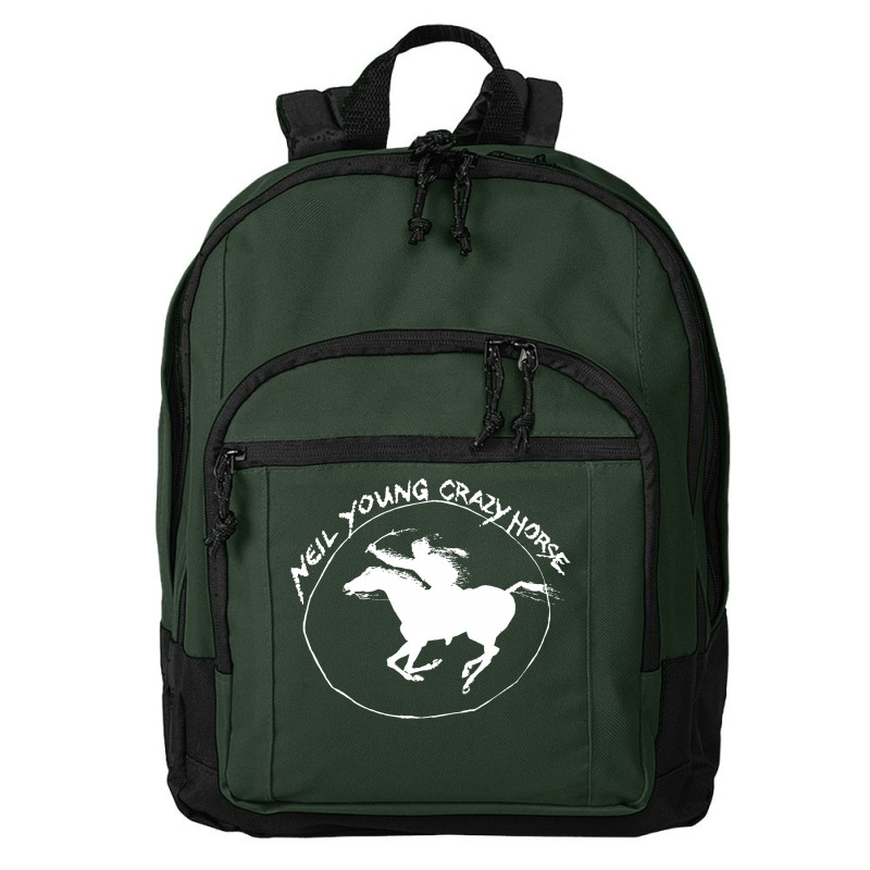 Neil Young Crazy Horse Basic Backpack by BLACKHEART | Artistshot